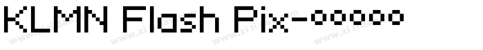 KLMN Flash Pix字体转换